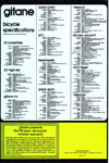 Gitane Catalogue 1977